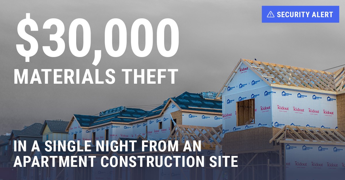 How Can Construction Sites Protect Themselves Against Theft?